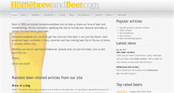 Desktop Screenshot of homebrewandbeer.com